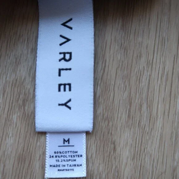 Varley Crewneck Oversized Cotton Blend Sweatshirt Size M in Grey - Picture 4 of 5